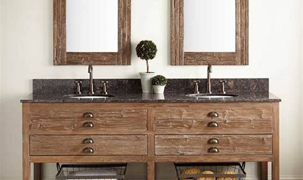 wood vanity