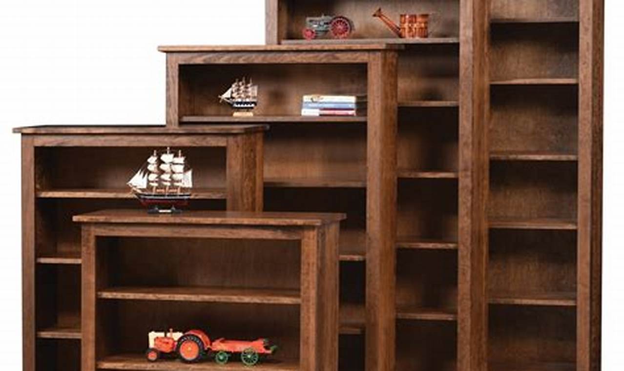 solid wood book shelf