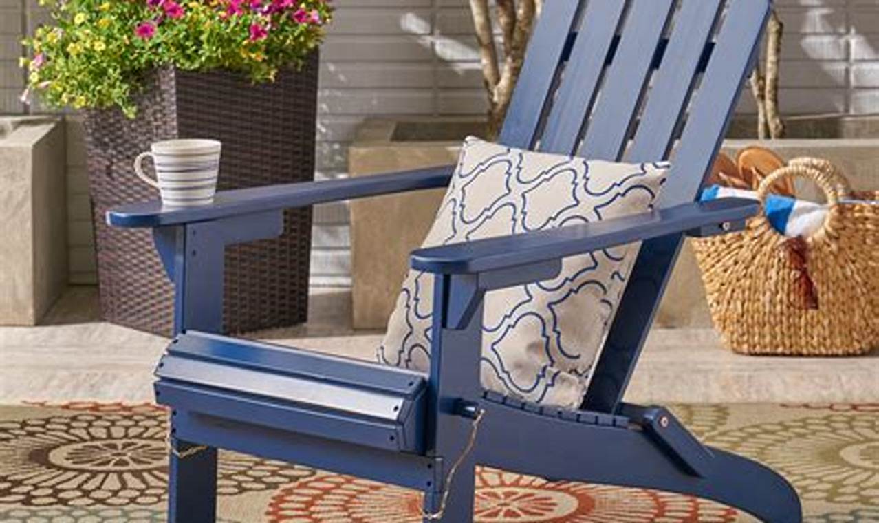 wood adirondack chair