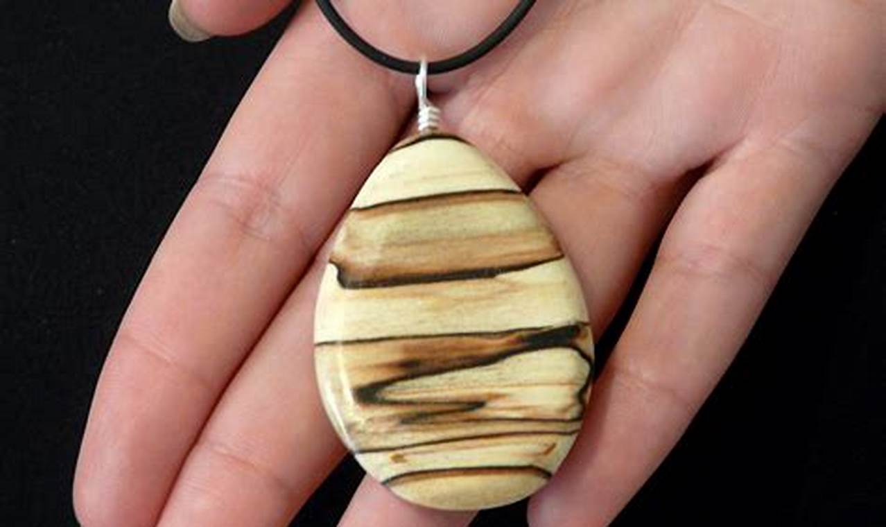 wood jewelry