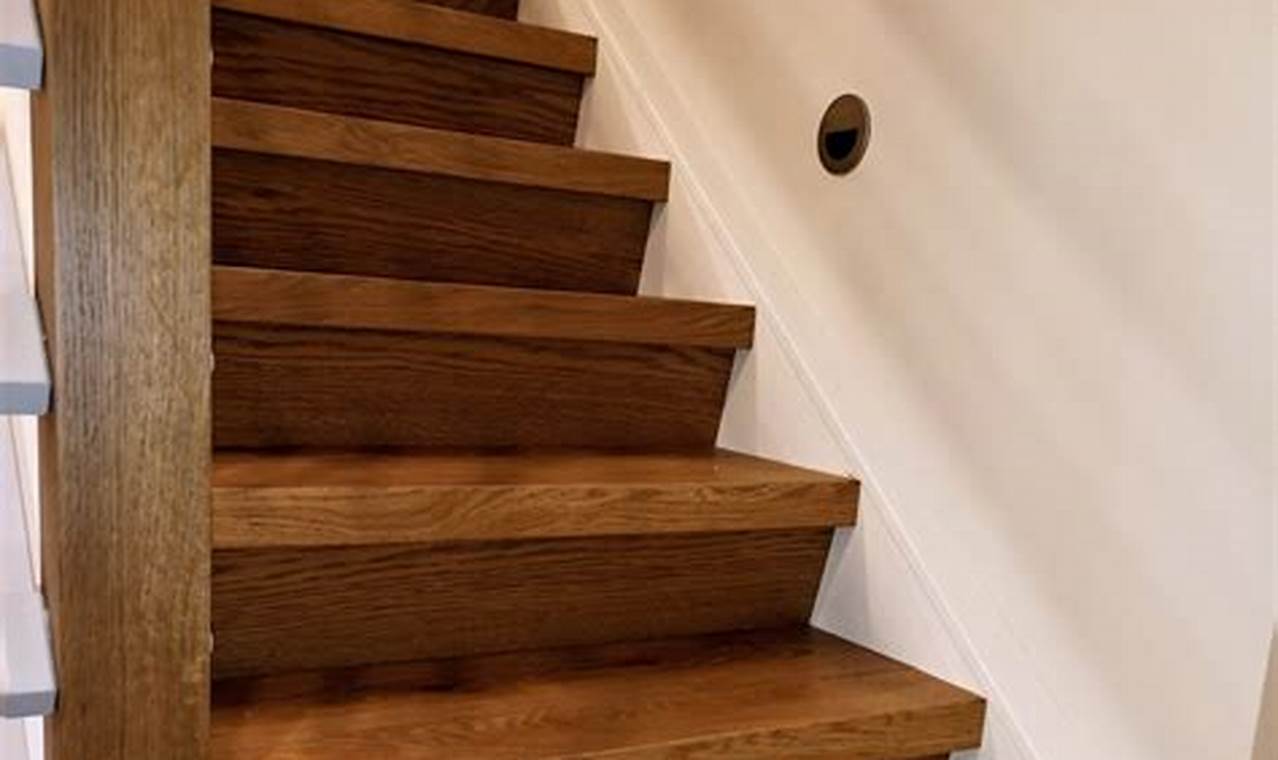 wood floor stairs