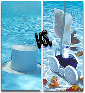 In Floor Pool Cleaning System Vs Vacuum