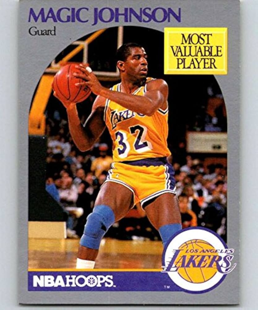 Magic Johnson Card Nba Hoops