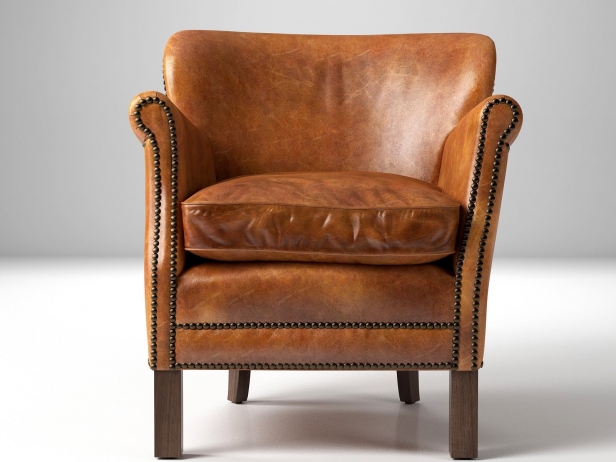 Camel Leather Chair Restoration Hardware