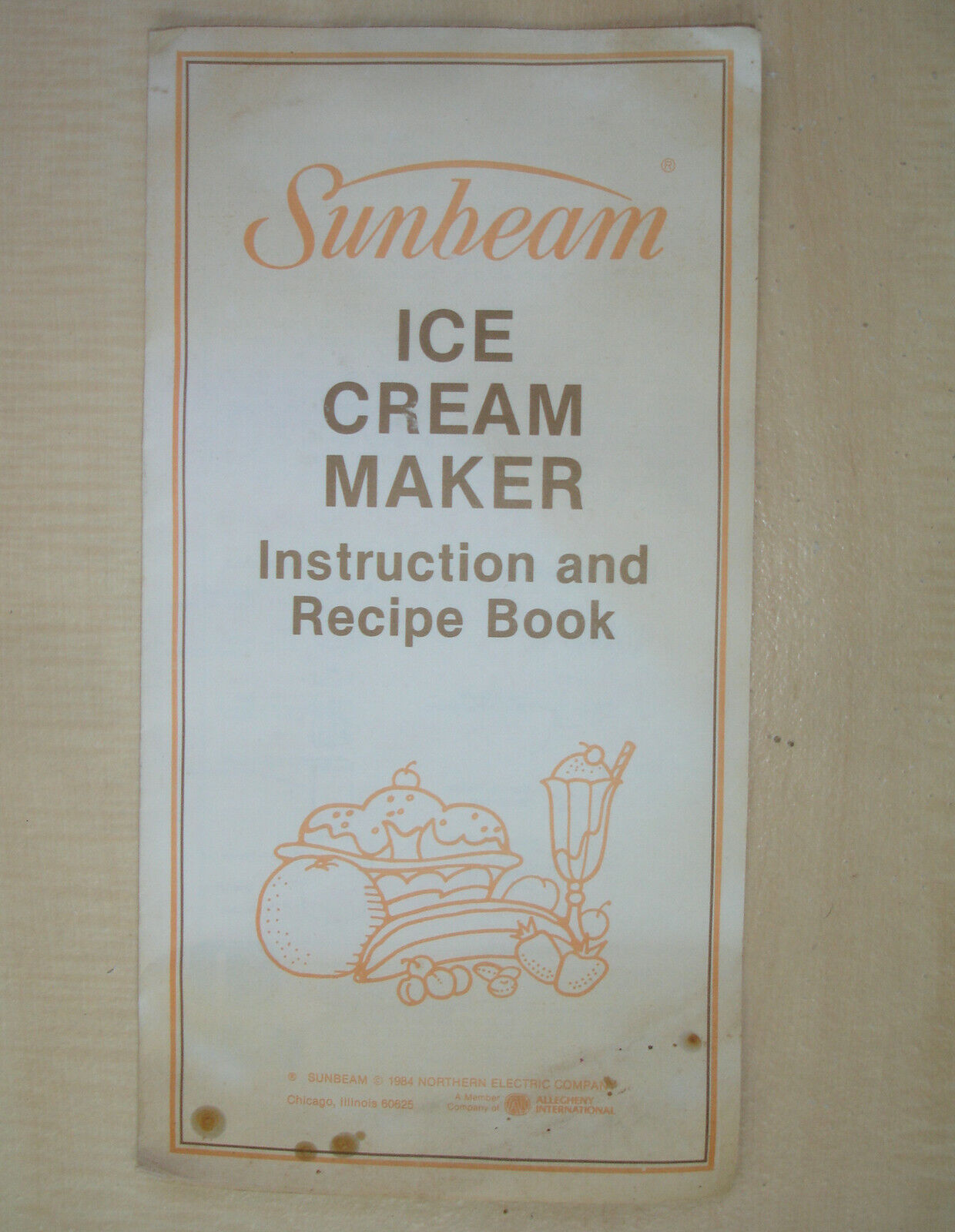 Sunbeam Ice Cream Maker Recipes