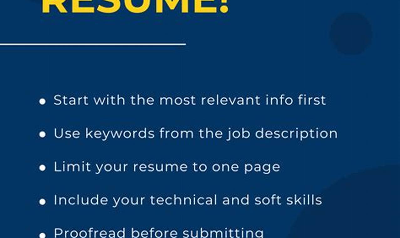 better resume tips