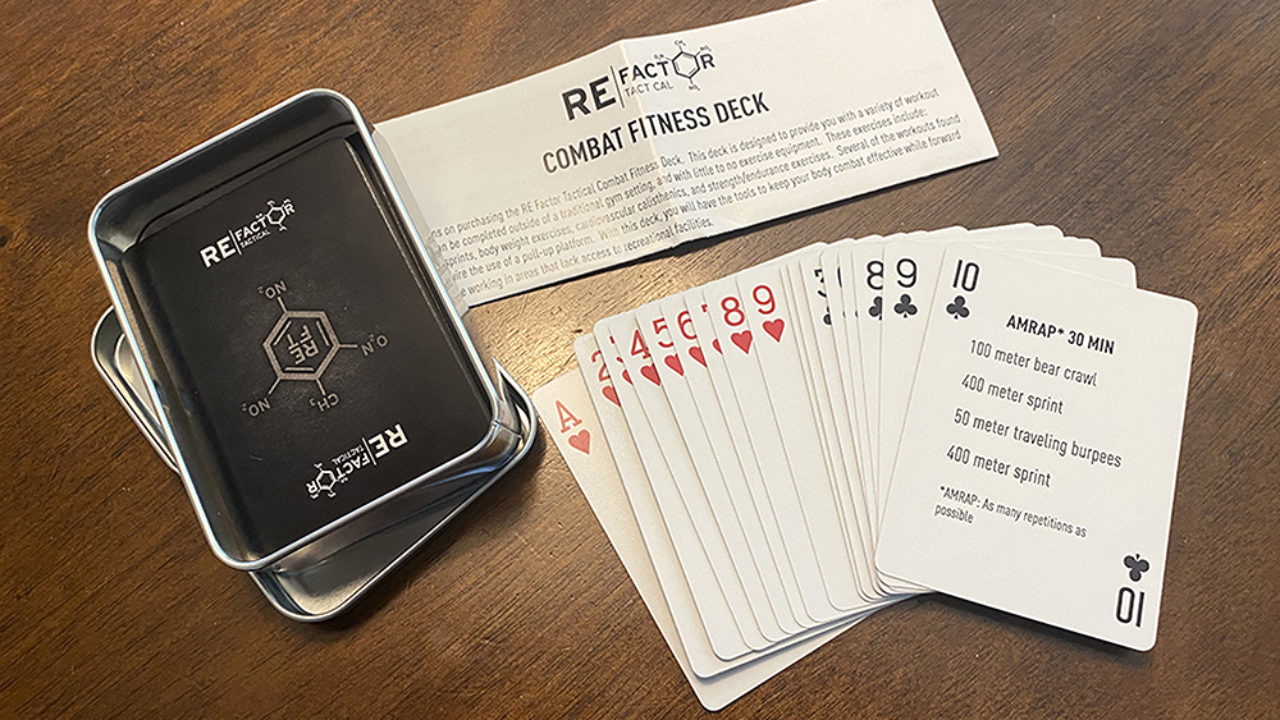 Combat Fitness Deck Of Cards