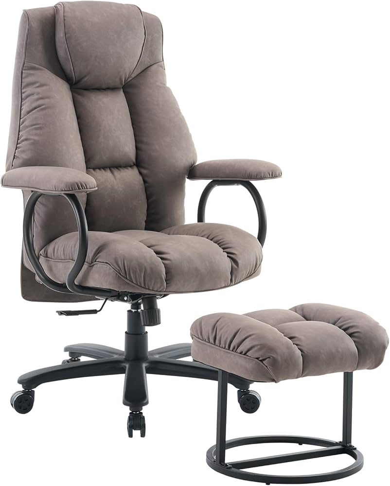 Comfortable Office Chair With Ottoman