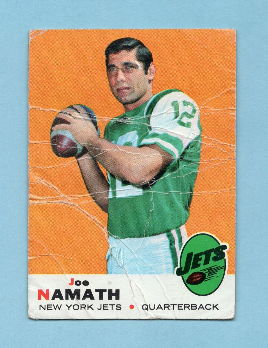 Joe Namath Football Card 1969